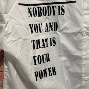 Affirmation dress shirt